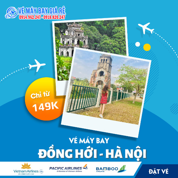 vé may bay ha noi di dong hoi