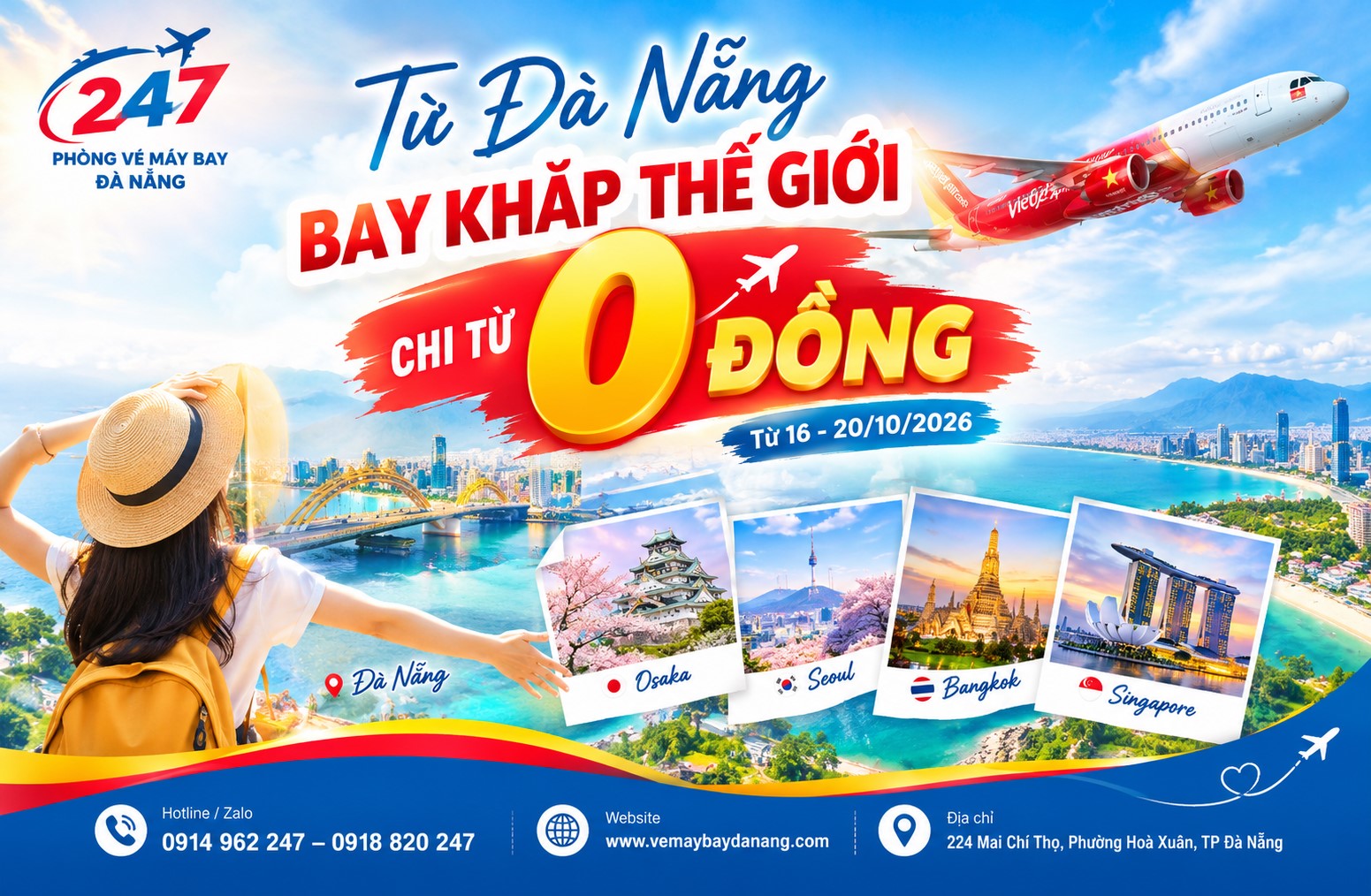 Từ Đà Nẵng Bay Khắp Thế Giới